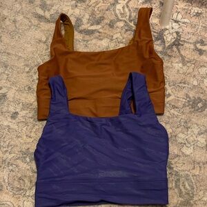 Pack of 2- Purple and Brown Sports Bras